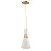 Eames 1 Light Modern Mini Pendant, Ceiling Light by Uttermost, 8" width x 18.5" height x 8" diameter x 8" depth thumbnail 5