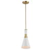 Eames 1 Light Modern Mini Pendant, Mini Light Pendant by Uttermost, 8" width x 18.5" height x 8" diameter x 8" depth thumbnail 5
