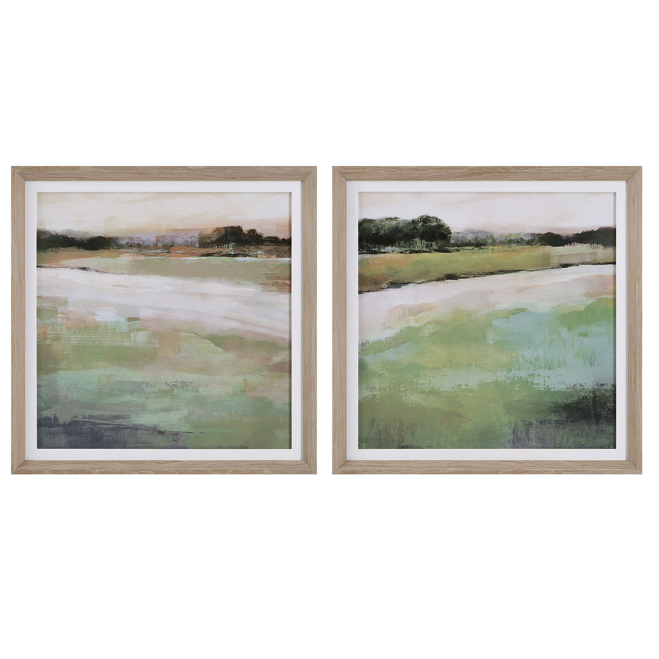 Vivid Vista Framed Prints Set/2, Painting by Uttermost, 28" width x 28" height x 2" depth View 1