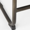 Berbick Backless 38in Seat Counter Stool | Black Leather with Gray Metal, Counter & Bar Stool by Mercana, 20.5" length x 24.8" width x 39" height thumbnail 10