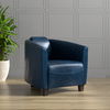 Mandy Arm Chair, Chateau Blue, Seating by Sarreid, 28" length x 33" width x 28" height thumbnail 13