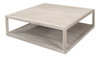 Camden Bungalow Cocktail Table, by Sarreid, 5' length x 5' width x 1'6" height thumbnail 10