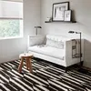Keoka Geometric Hand Knotted Wool Dark Brown/Ivory Area Rug thumbnail 5