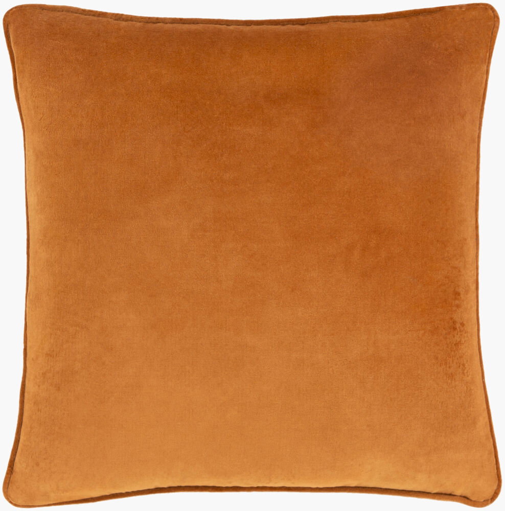Safflower Accent Pillow Down, Decorative Pillow by Surya, 18" length x 18" width