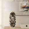 Cuoco Mottled Brown Table Lamp, by Uttermost, 18" width x 31.75" height x 18" depth thumbnail 3