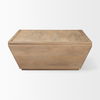 Wyatt  Brown Wood Angular Coffee Table thumbnail 4