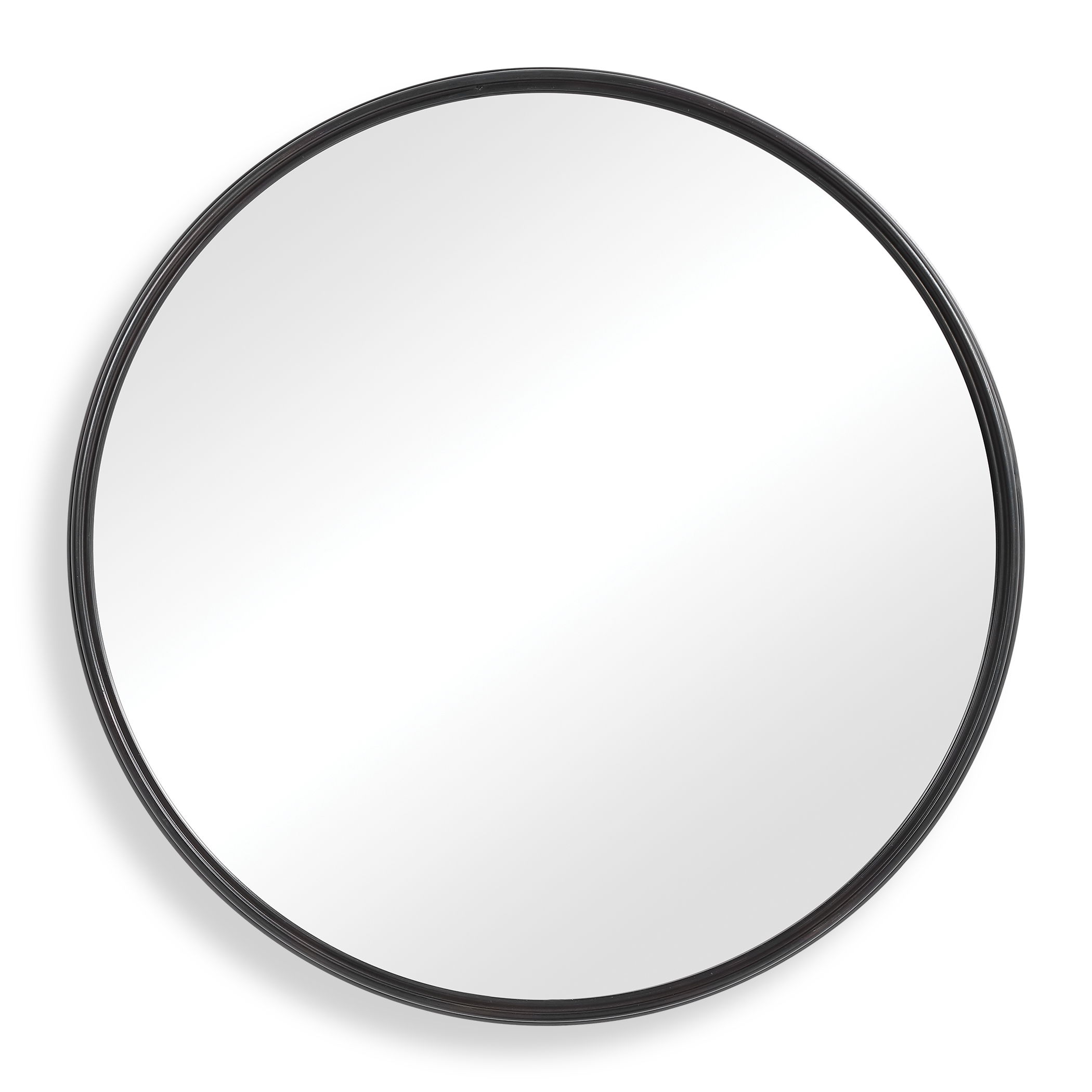 Belham Round Iron Mirror large image 
