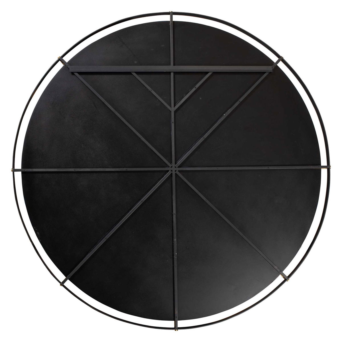 Grand Pendulum Round Mirror, by Uttermost, 72.25" width x 72.25" height x 2" depth View 7