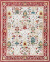 Crafty Machine Woven Rug, by Surya, 1'5.72" length x 1'5.72" width thumbnail