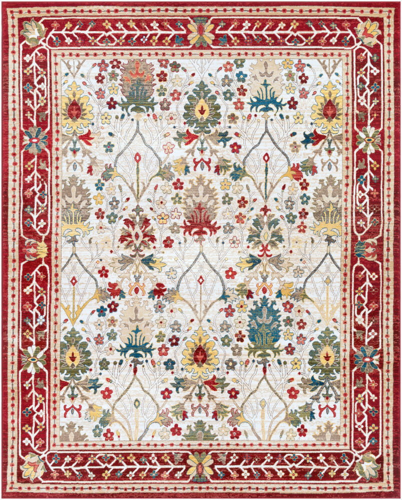 Crafty Machine Woven Rug, by Surya, 1'5.72" length x 1'5.72" width