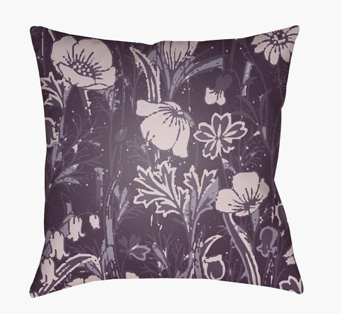 Chinoiserie Floral Accent Pillow