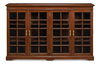Carmel-By-The-Sea Bookcase, Walnut, Shelving & Bookcase by Sarreid, 67" length x 13" width x 43" height thumbnail 8