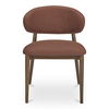 Ellie Dining Chair Rust, by Moe's Home, 20.75" width x 32" height x 20.5" depth thumbnail 1