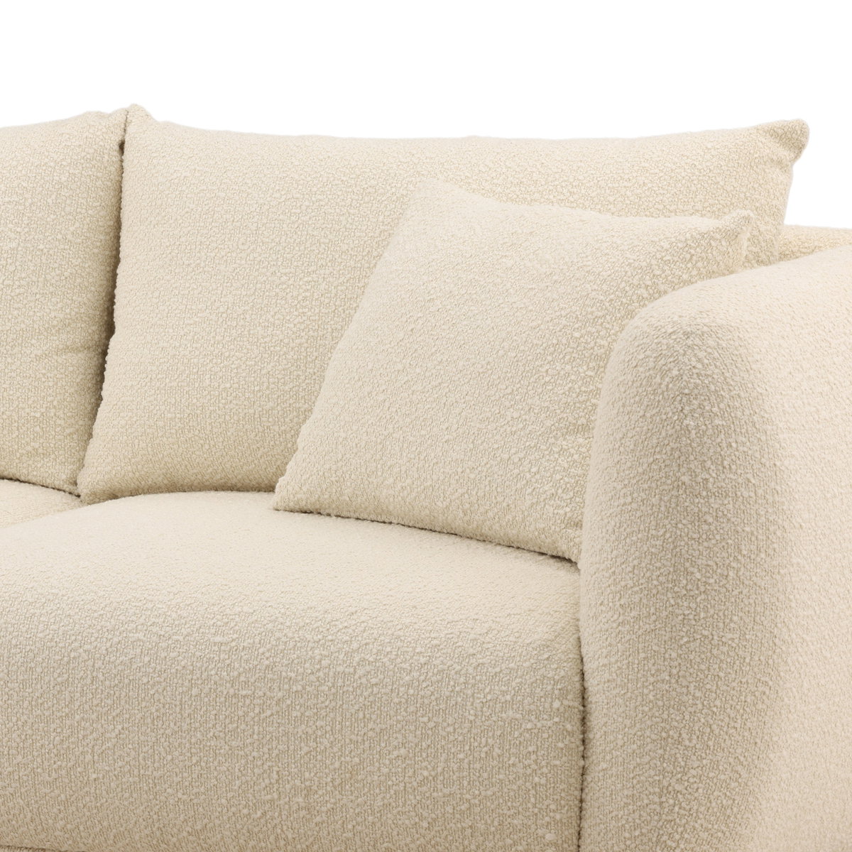 Briceida Sofa Cream, Sofas & Sectional by Dovetail, 84.12" width x 29.5" height x 40" depth View 7