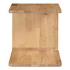 Carrie Side Table Natural Oak, Side & End Table by Moe's Home, 20.5" width x 22.7" height x 18.5" depth thumbnail 4