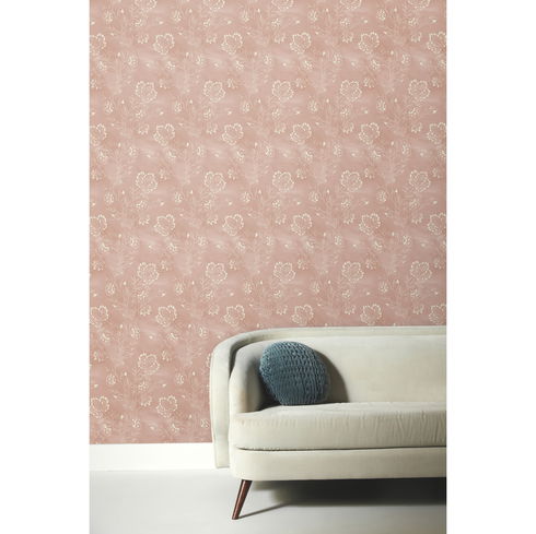 Barbier Light Pink Wallpaper