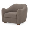 Bria Accent Chair Brown, by Moe's Home, 34.6" width x 29.6" height x 33.5" depth thumbnail 2