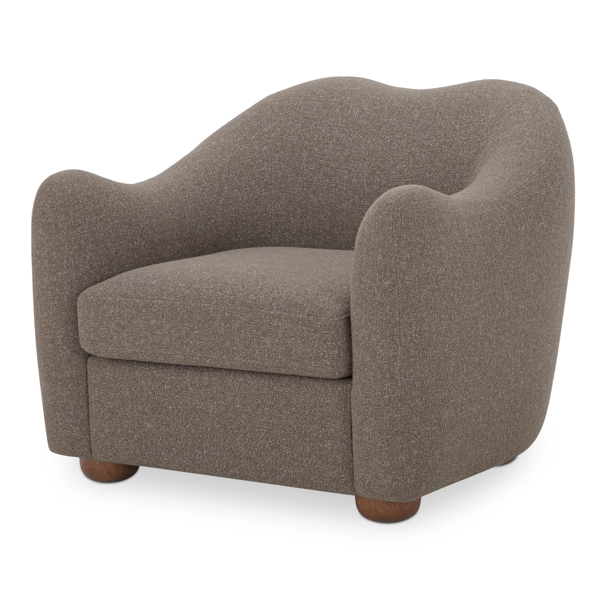 Bria Accent Chair Brown large image 