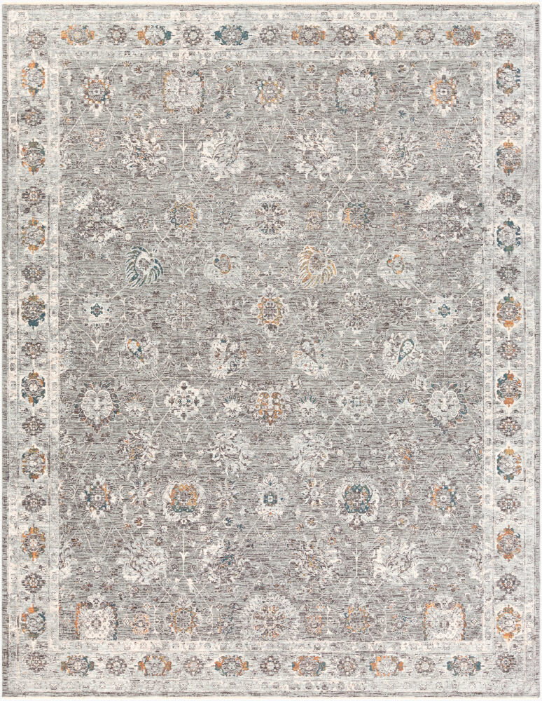 Presidential Machine Woven Rug, by Surya, 1'6.11" length x 1'6.11" width