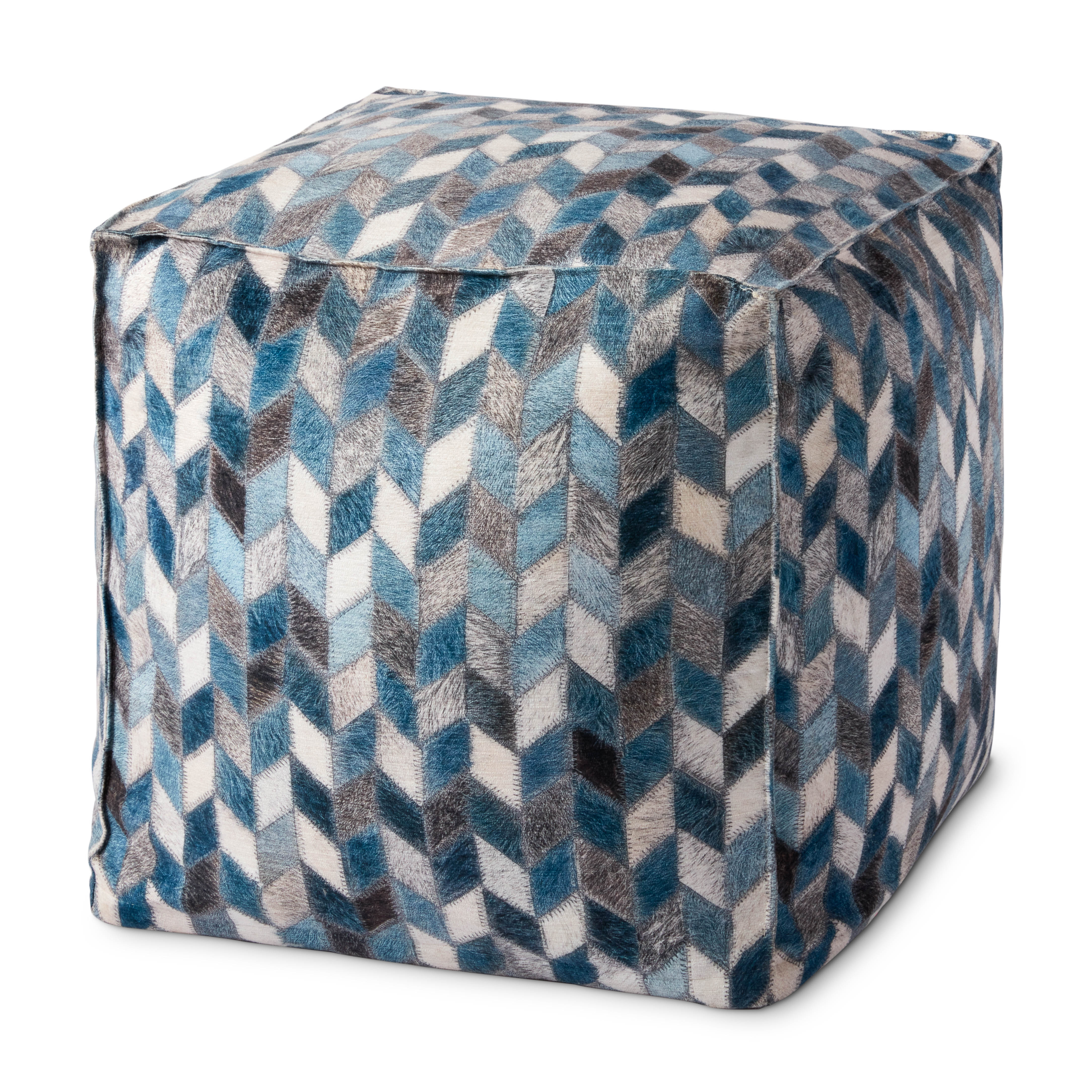 Loloi Poufs, Ottoman, 18" width x 18" height x 18" depth