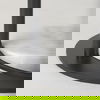Sarah  Arched Black Metal with Marble Cube and White Shade Table Lamp thumbnail 11