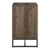 Elena 3 Drawer Nightstand Brown thumbnail 3