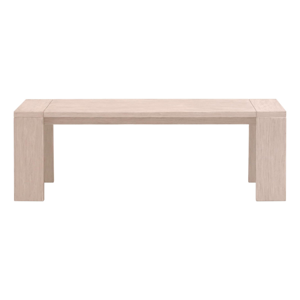 Sur Outdoor Bench, Ottoman by Essentials for Living, 54" width x 18.25" height x 17.25" depth View 1