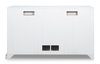 Center Media Base  Cortina White, by Sarreid, 1'8" length x 5'2" width x 3'1" height thumbnail 3