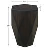 Volker Black Wooden Side Table thumbnail 2