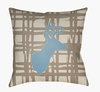 Deer Accent Pillow, Decorative Pillow by Surya, 18" length x 18" width thumbnail
