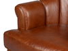 Scoth Swivel Chair In Distilled Leather, Seating by Sarreid, 35" length x 39" width x 35" height thumbnail 12