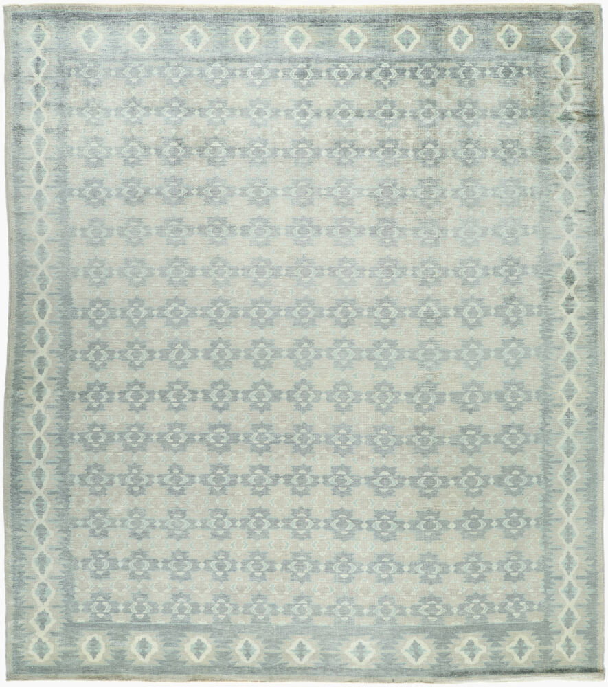Antique One of a Kind Handmade Rug, by Surya, 11'11" length x 10'7" width