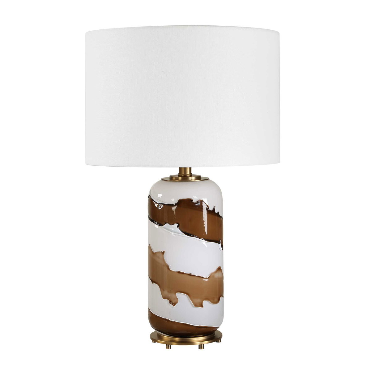 Ararat Swirl Table Lamp, by Uttermost, 15" width x 24" height x 15" depth View 4
