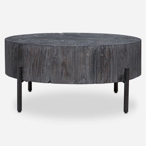 Adjoin Rustic Black Coffee Table