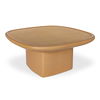 Manon Outdoor Coffee Table Deep Yellow, Outdoor Table by Moe's Home, 2'11" width x 1'3.5" height x 2'11" depth thumbnail 2