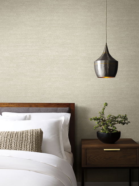 On Deck Beige Wallpaper