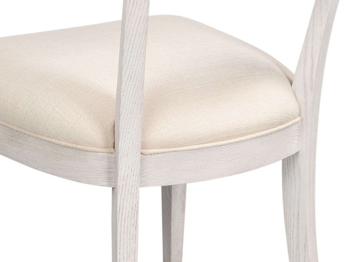 Ridge Chair, by Sarreid, 1'10" length x 1'8" width x 2'11" height View 3
