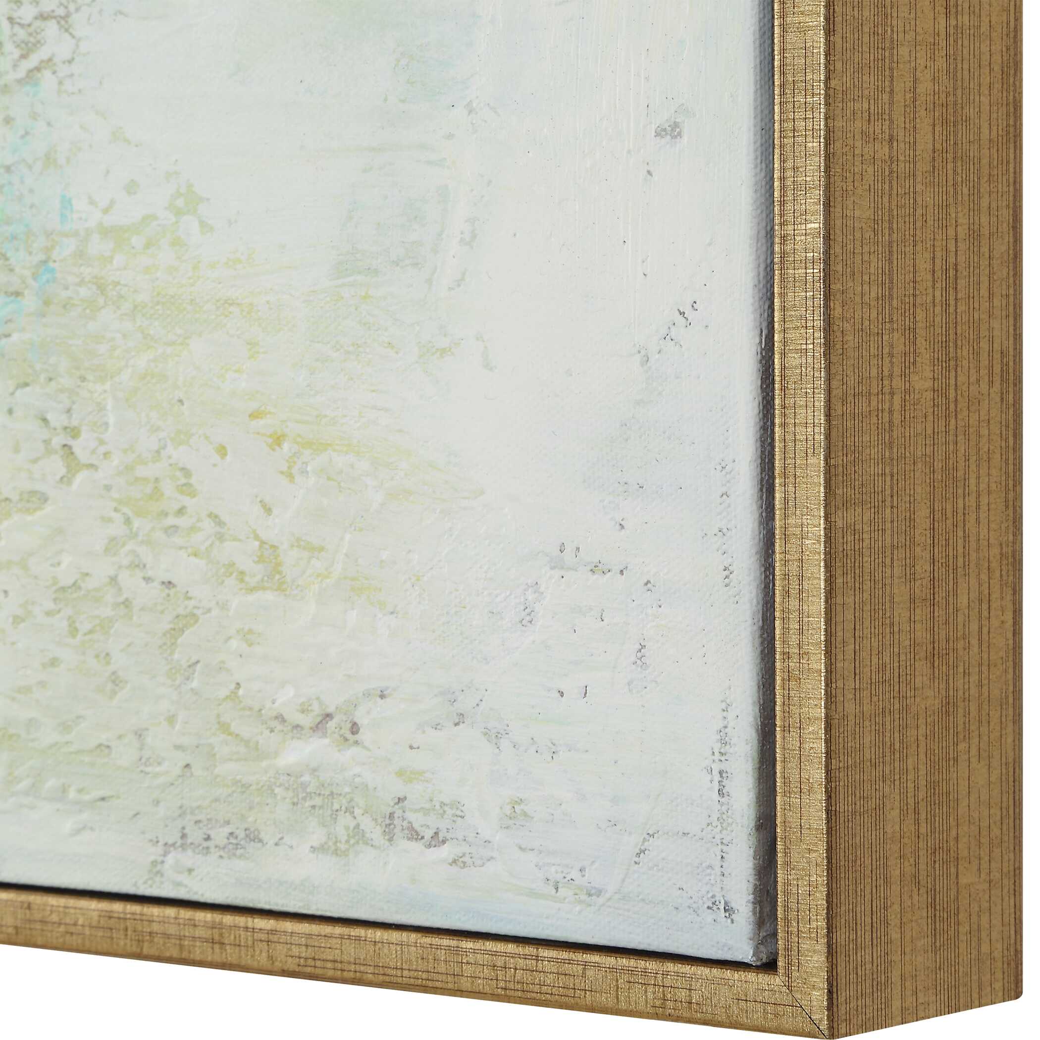 Blissful Hand Painted Abstract Art, Painting by Uttermost, 42.75" width x 42.75" height x 2.25" depth View 7