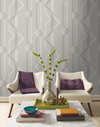 Shape Shifter Grey Wallpaper, by York Wall, 27' length x 2'3" width x 0.02" depth thumbnail 2