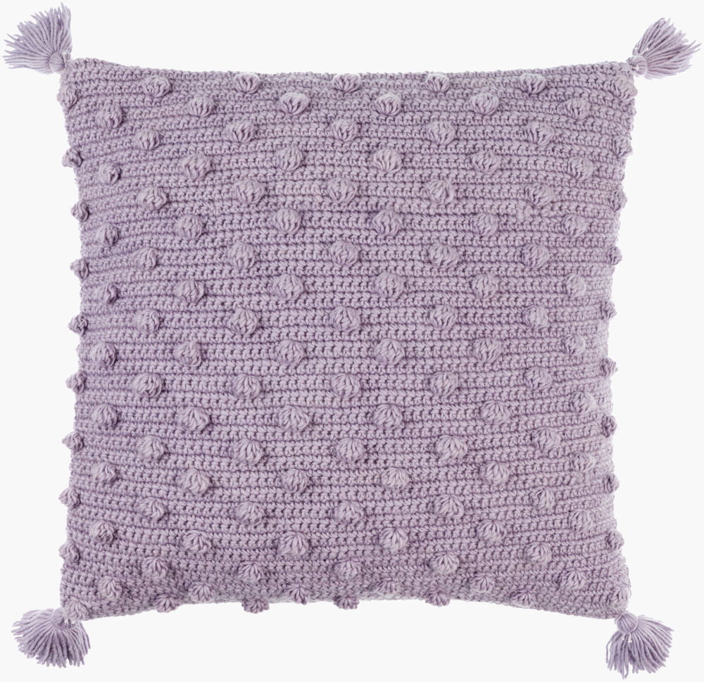 Makrome Accent Pillow, Decorative Pillow by Surya, 18" length x 18" width