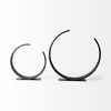 Taj (Large) 21L x 3W Black Broken Halo Decorative Object thumbnail 3