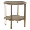 Elise Round Brass Side Table thumbnail 3