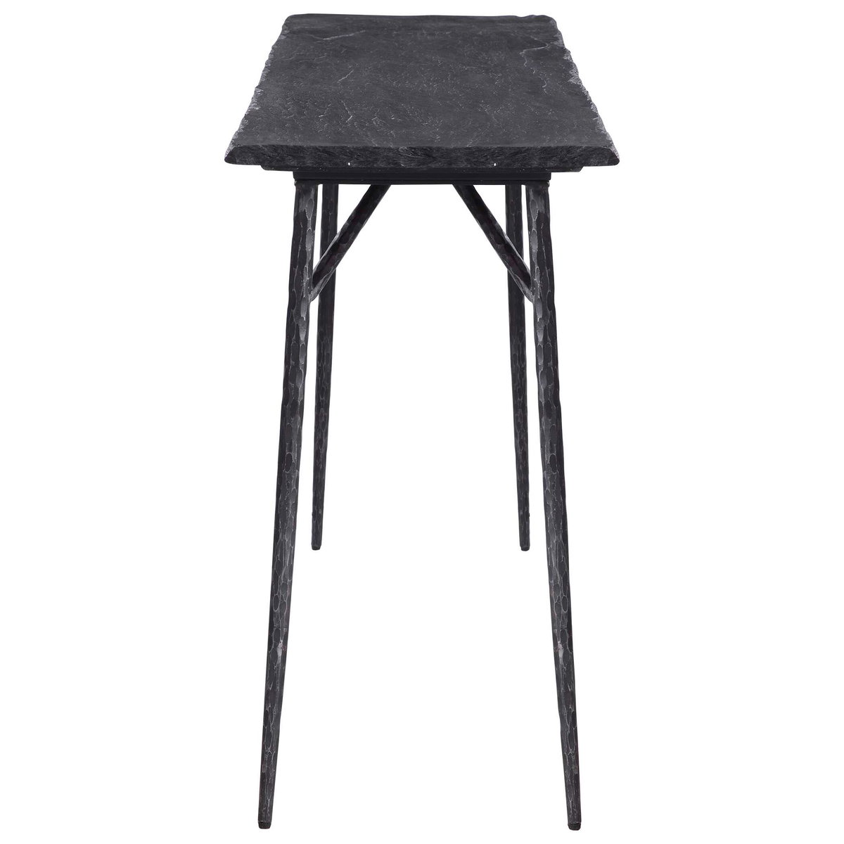 Kaduna Slate Console Table, by Uttermost, 60" width x 30.3" height x 15.7" depth View 7