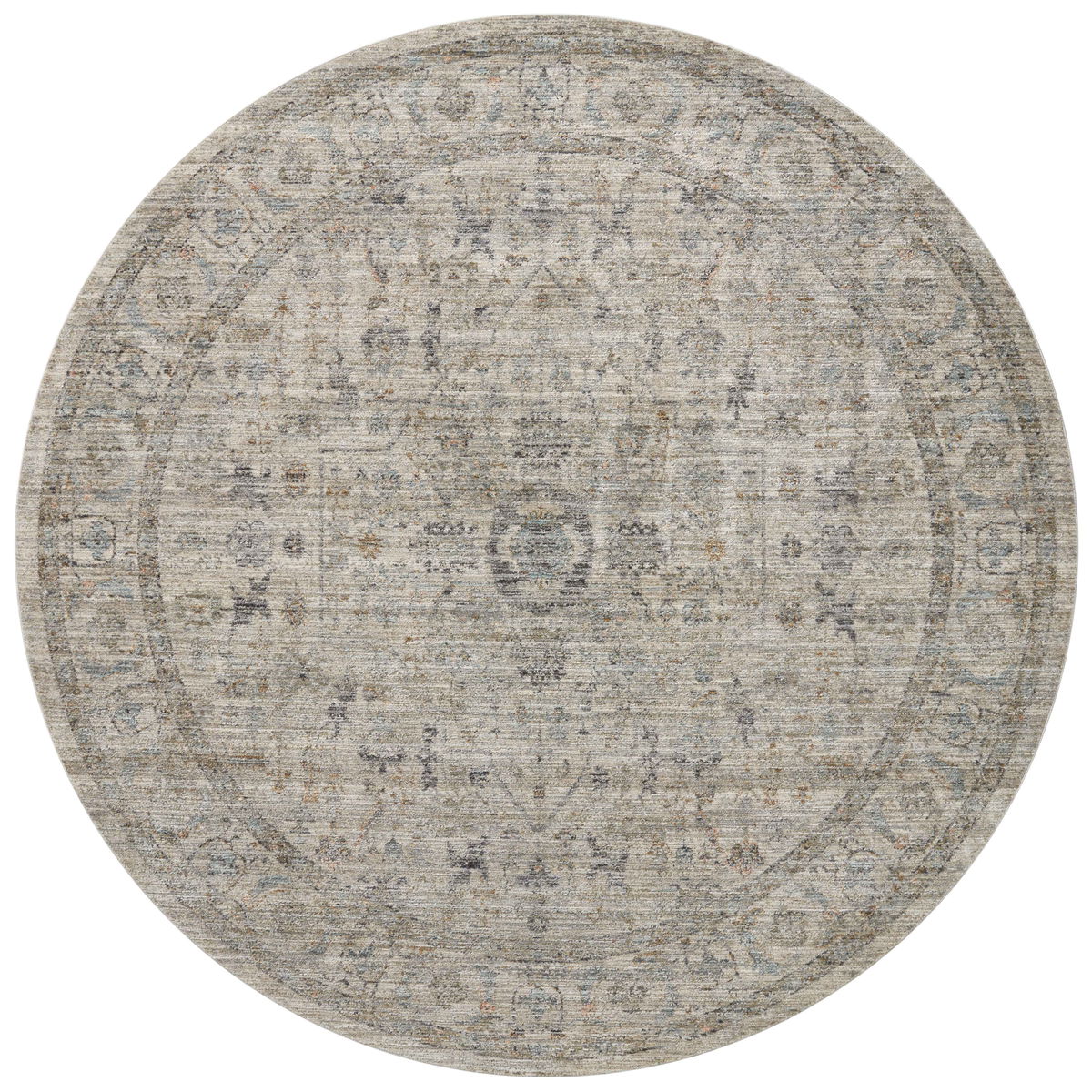 Jean Stoffer x Loloi Katherine Rug, 9'6" length x 9'6" width View 9