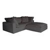 Clay Nook Modular Sectional Light Grey, Sectional Sofa by Moe's Home, 89" width x 32.5" height x 89" depth thumbnail 2