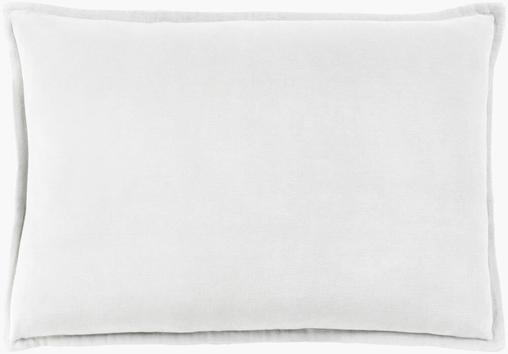 Cotton Velvet Lumbar Pillow, Decorative Pillow by Surya, 13" length x 19" width