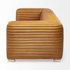 Ricciardo Cognac Leather Three Seater Sofa thumbnail 3