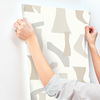 Modernist Neutral Peel & Stick Wallpaper, by York Wall, 20' length x 1'8.5" width x 0.02" depth thumbnail 7