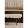 Carson Dining Bench Beige, Benche by Moe's Home, 69" width x 20" height x 18" depth thumbnail 5