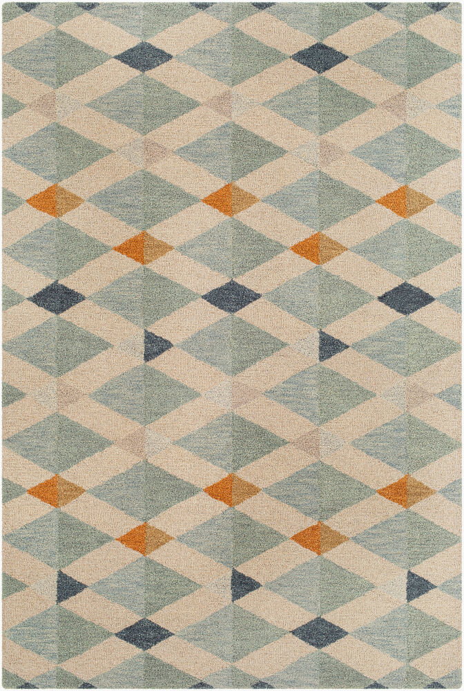 Winchester Handmade Rug, by Surya, 1'6" length x 1'6" width